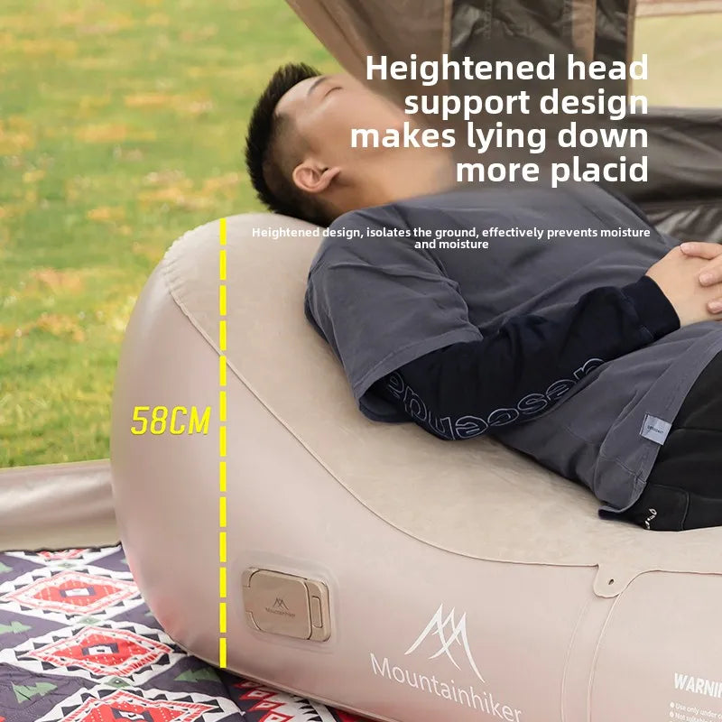 „CloudRest™ Pro – Inflatable Sofa Mattress for Camping, Travel & Chill”