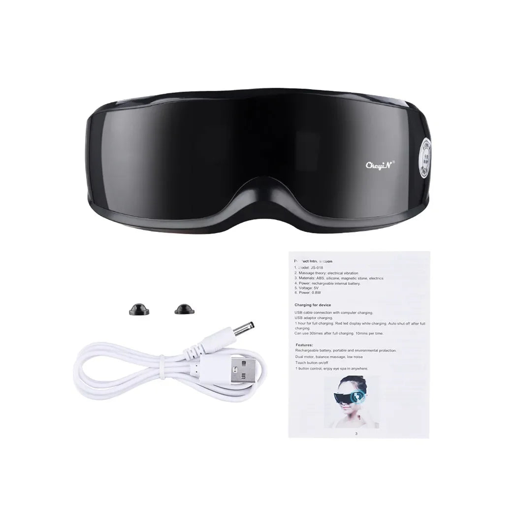 Smart Eye Massager with Magnetic Therapy – 9 Modes for Fatigue Relief