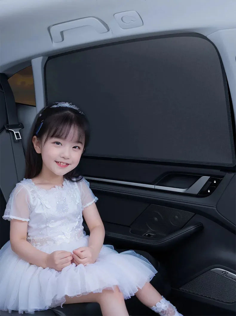 Magnetic Car Sunshade – UV Protection Privacy Curtains for Car Windows