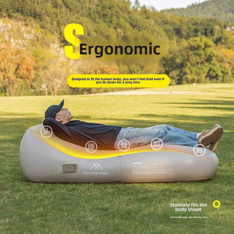 „CloudRest™ Pro – Inflatable Sofa Mattress for Camping, Travel & Chill”