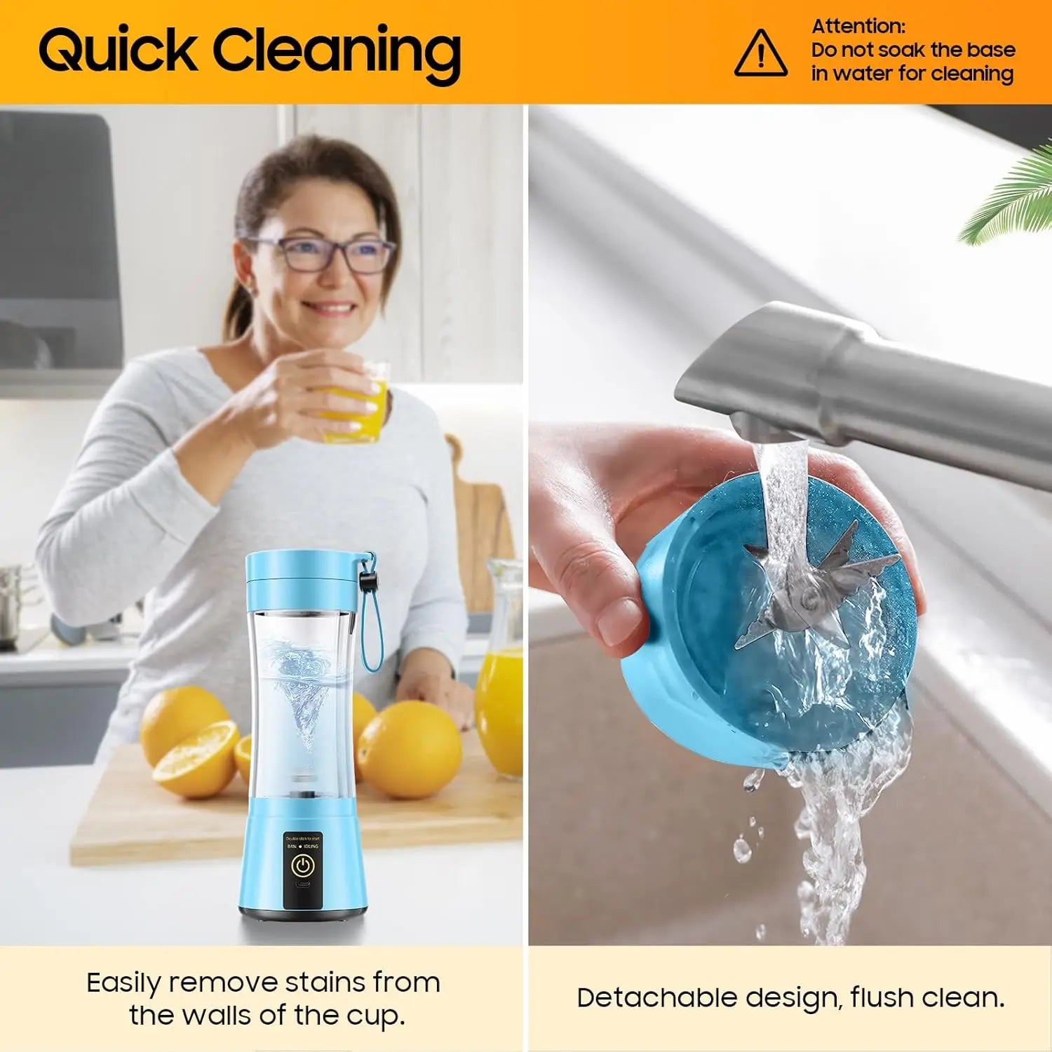 BlendGo – Personal Size Cordless Blender | Smoothies & Shakes On-the-Go