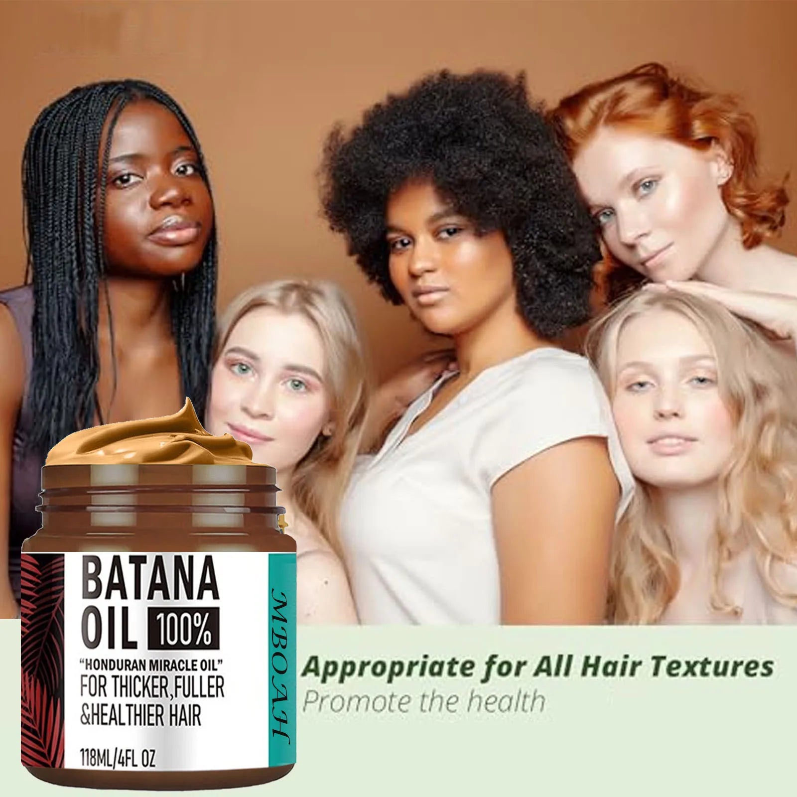 100% Pure Unrefined Batana Oil – Natural Hair Growth Elixir for Thicker, Healthier Hair