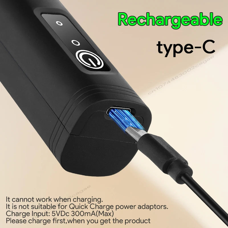 Electric USB Milk Frother – 3-Speed Rechargeable Coffee Foam Maker & Mixer Wand