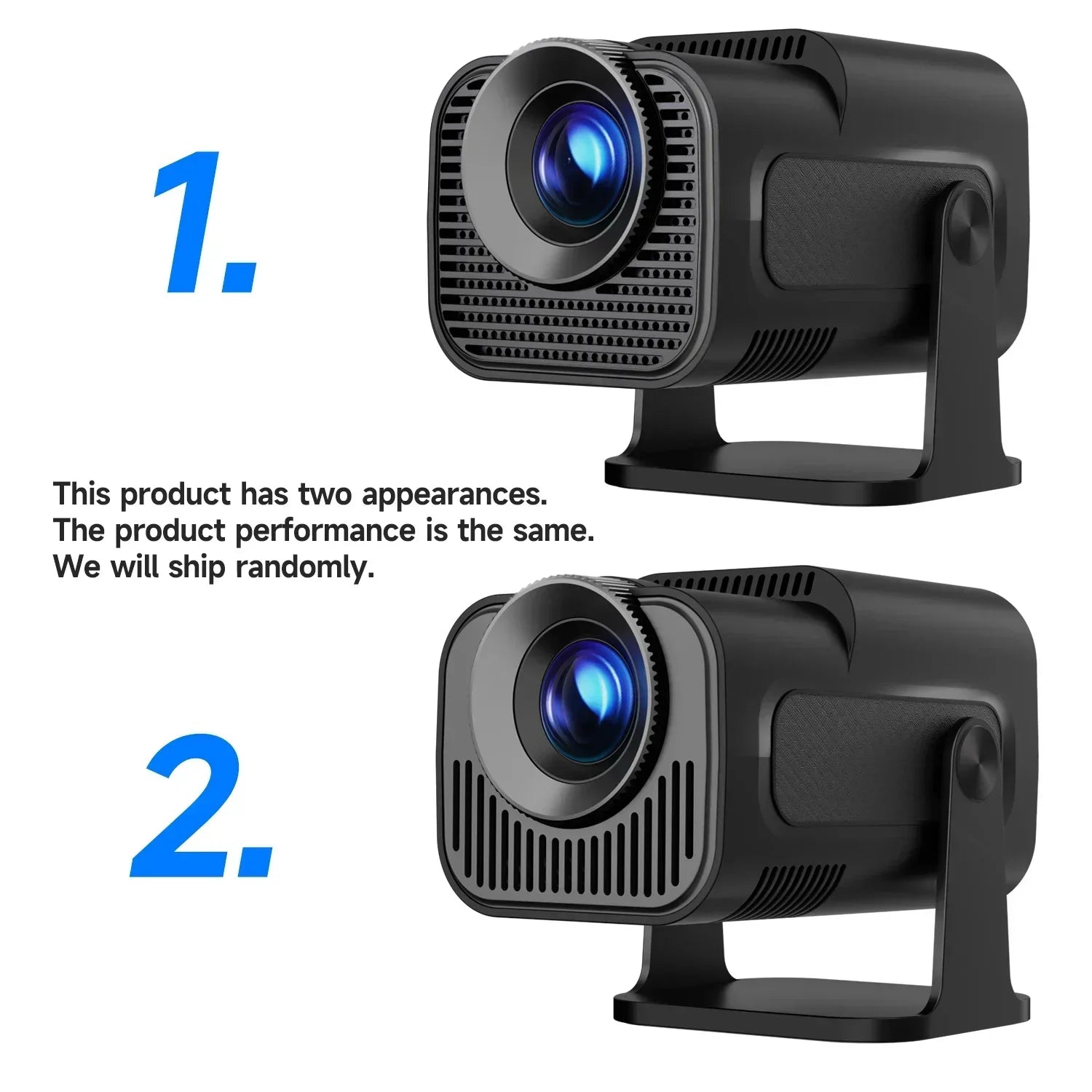 HY-320 720p Mini Android 11 Portable Projector – 300 ANSI Lumens, 4K Support, 180° Rotatable, Outdoor & Home Cinema