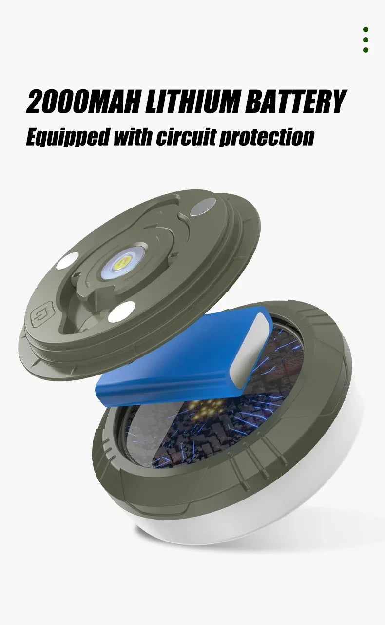 LumiTrail  Camping Lantern Line – Light, Power & Vibes in One