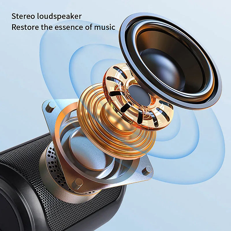 A3 Portable Bluetooth Speaker – Wireless Outdoor Subwoofer with 360° Surround Sound