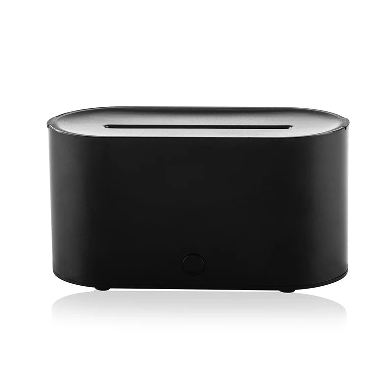 Aroma Diffuser with Flame Effect – USB Humidifier & Essential Oil Diffuser with Night Light